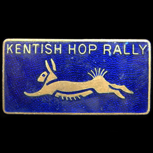 Kentish Hop Rally pin badge
