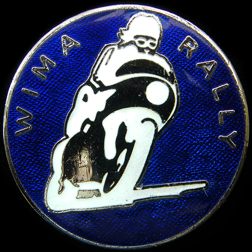 Women's International Motorcycle Association Rally pin badge