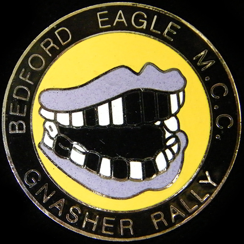 Hand Pulled Rally pin badge