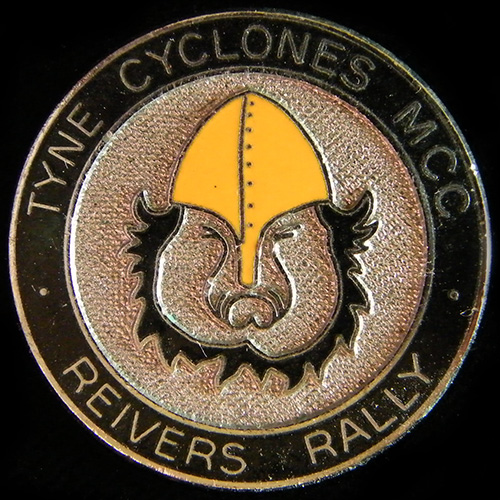 Reivers Rally pin badge
