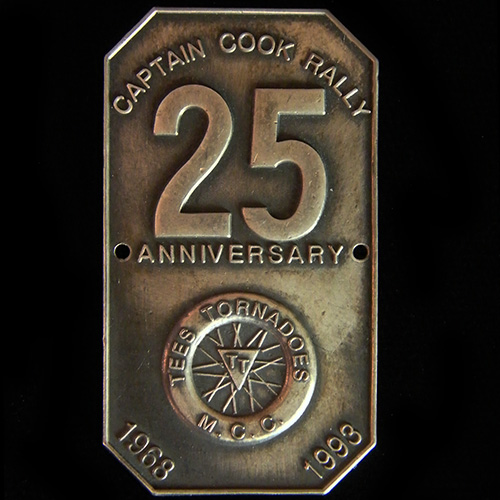 Captain Cook Rally pin badge