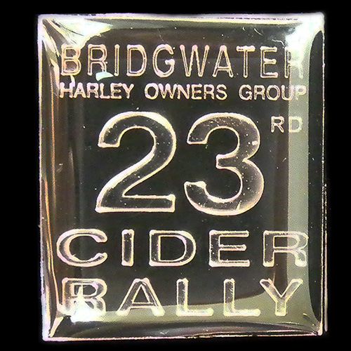 Cider Rally pin badge 