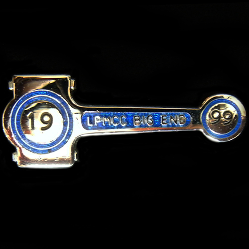 Big End Rally pin badge