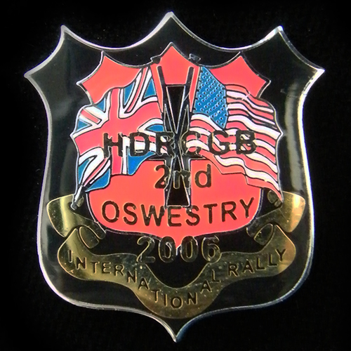 Harley Davidson Riders Club of Great Britain pin badge