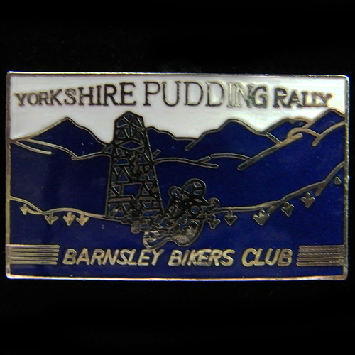 Yorkshire Pudding Rally pin badge