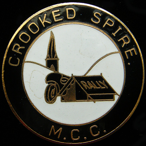 Crooked Spire Rally pin badge