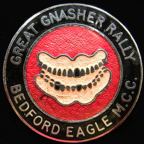 Great Gnasher Rally pin badge