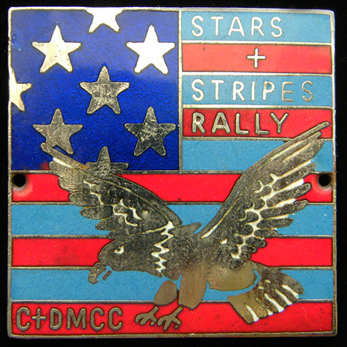 Stars & Stripes Rally Pin Badge