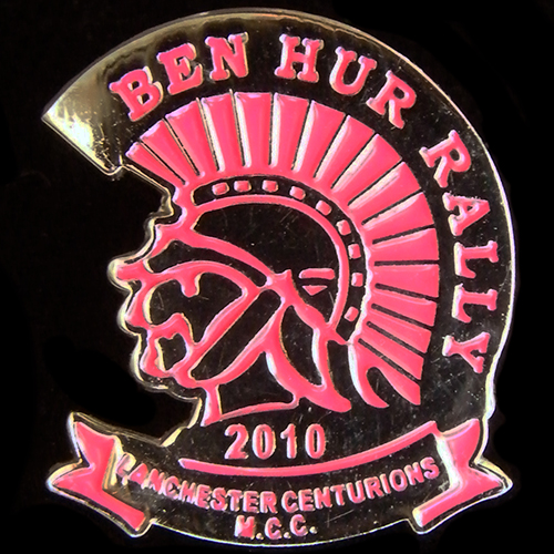 Ben Hur Rally pin badge