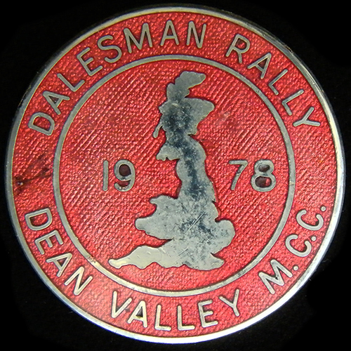 Dalesman Rally pin badge