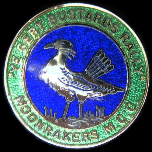 Ye Gert Bustards Rally pin Badge