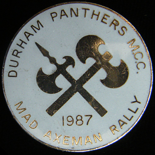 Mad Axeman Rally Pin Badge