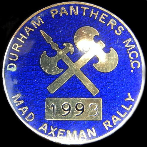 Mad Axeman Rally Pin Badge