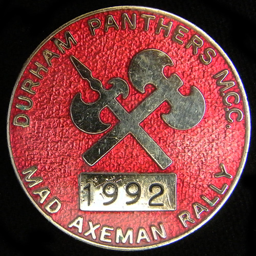 Mad Axeman Rally Pin Badge