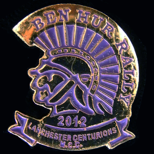 Ben Hur Rally pin badge
