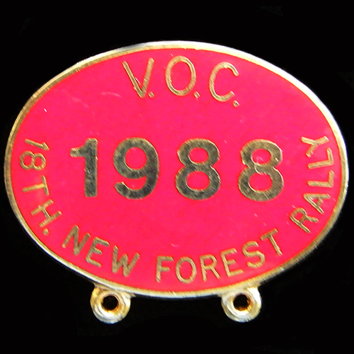 Vincent Owners Club lapel badge