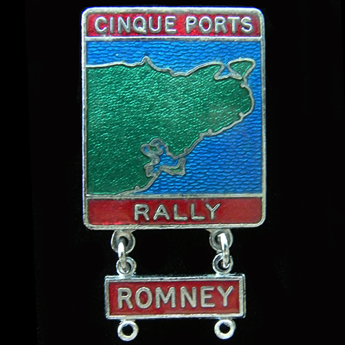 Cinque Ports Rally Pin Badge
