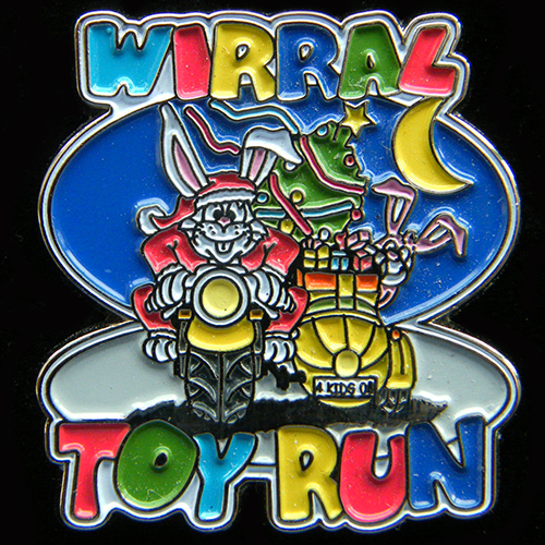 Wirral Toy Run badge