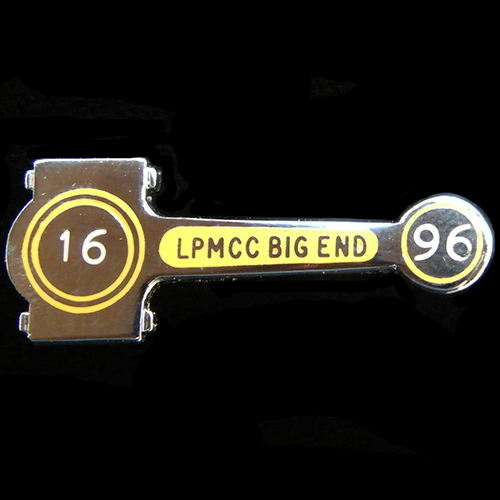 Big End Rally pin badge