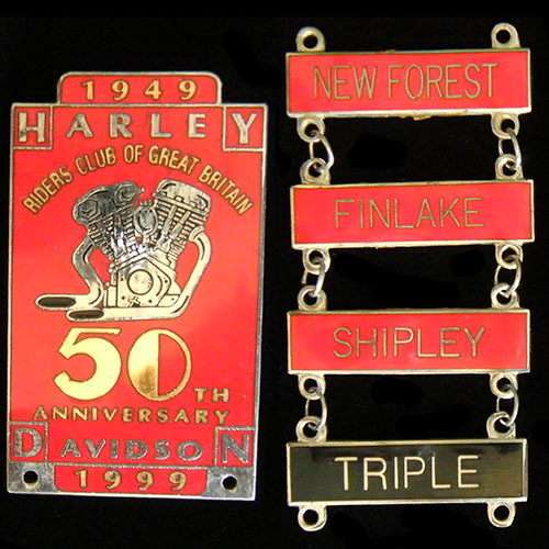 Harley Davidson Riders of Gt Britain Pin badge