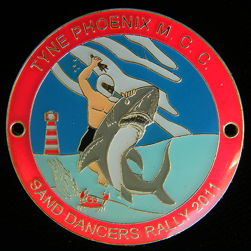 Sand Dancers Rally pin badge