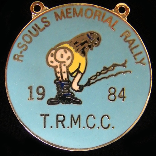 Memorial Rally pin badge