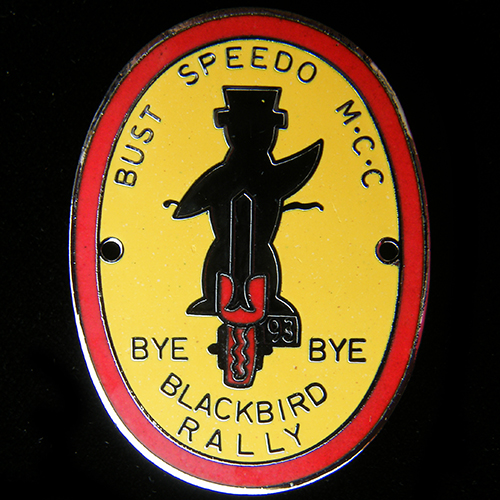 Bye Bye Blackbird Rally pin badge