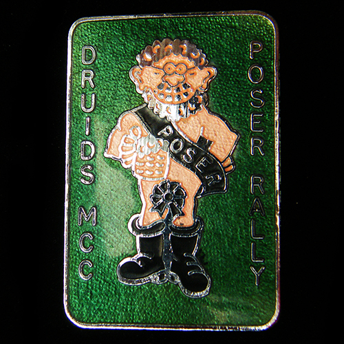  Poser Rally pin badge