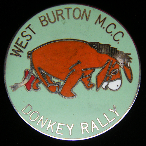 Donkey Rally pin badge 