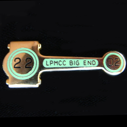 Big End Rally pin badge