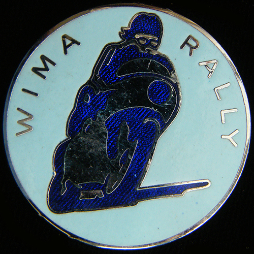 Women's International Motorcycle Association Rally pin badge