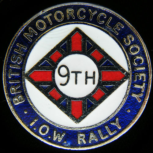Isle of White Rally pin badge