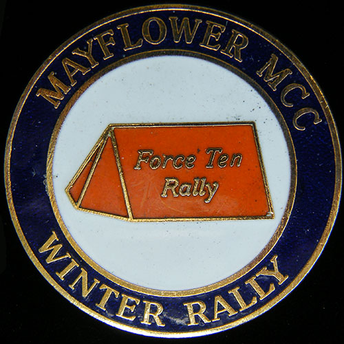 Force Ten Rally pin badge