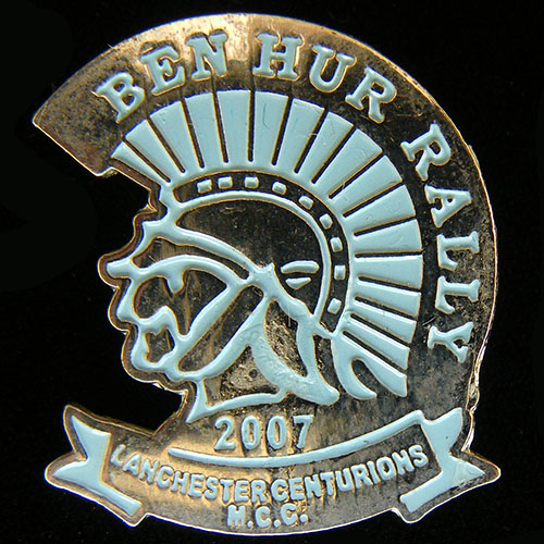 Ben Hur Rally pin badge