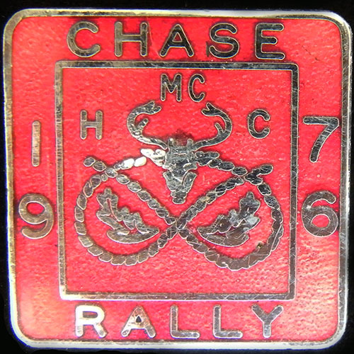 Chase Rally pin badge