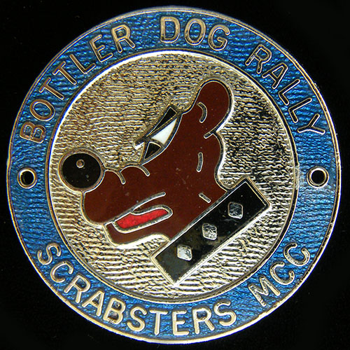 Bottler Dog Rally pin badge
