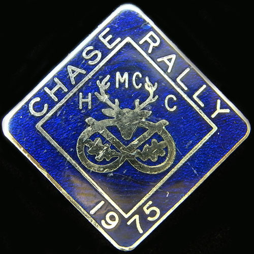 Chase Rally pin badge