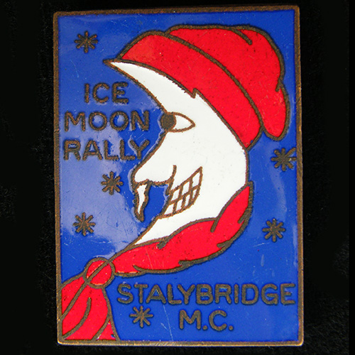 Ice Moon Rally pin badge