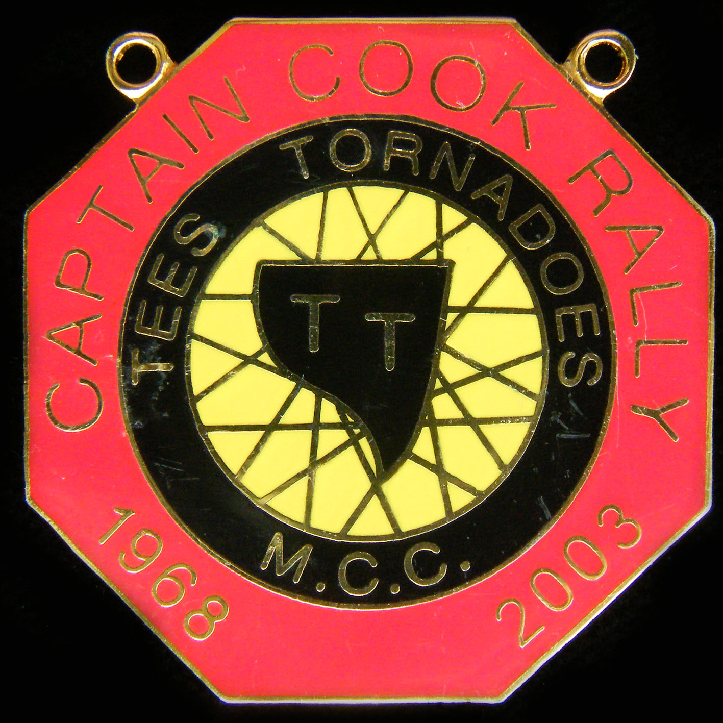 Captain Cook Rally pin badge