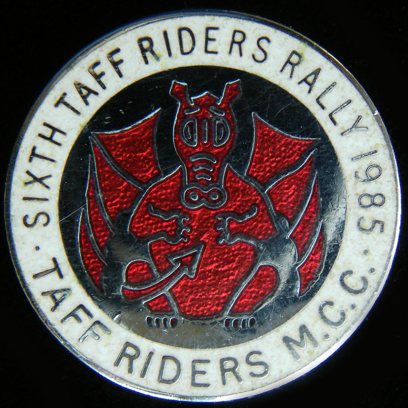 Taff Riders Rally Lapel Badge