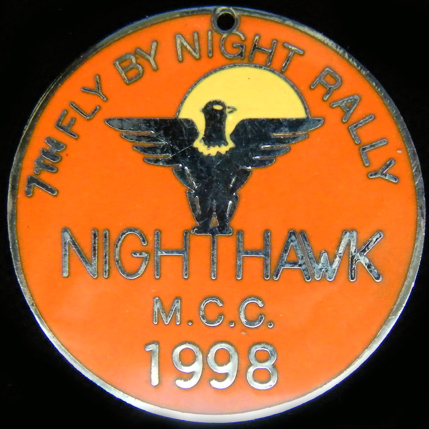 Fly by Night Rally pin badge