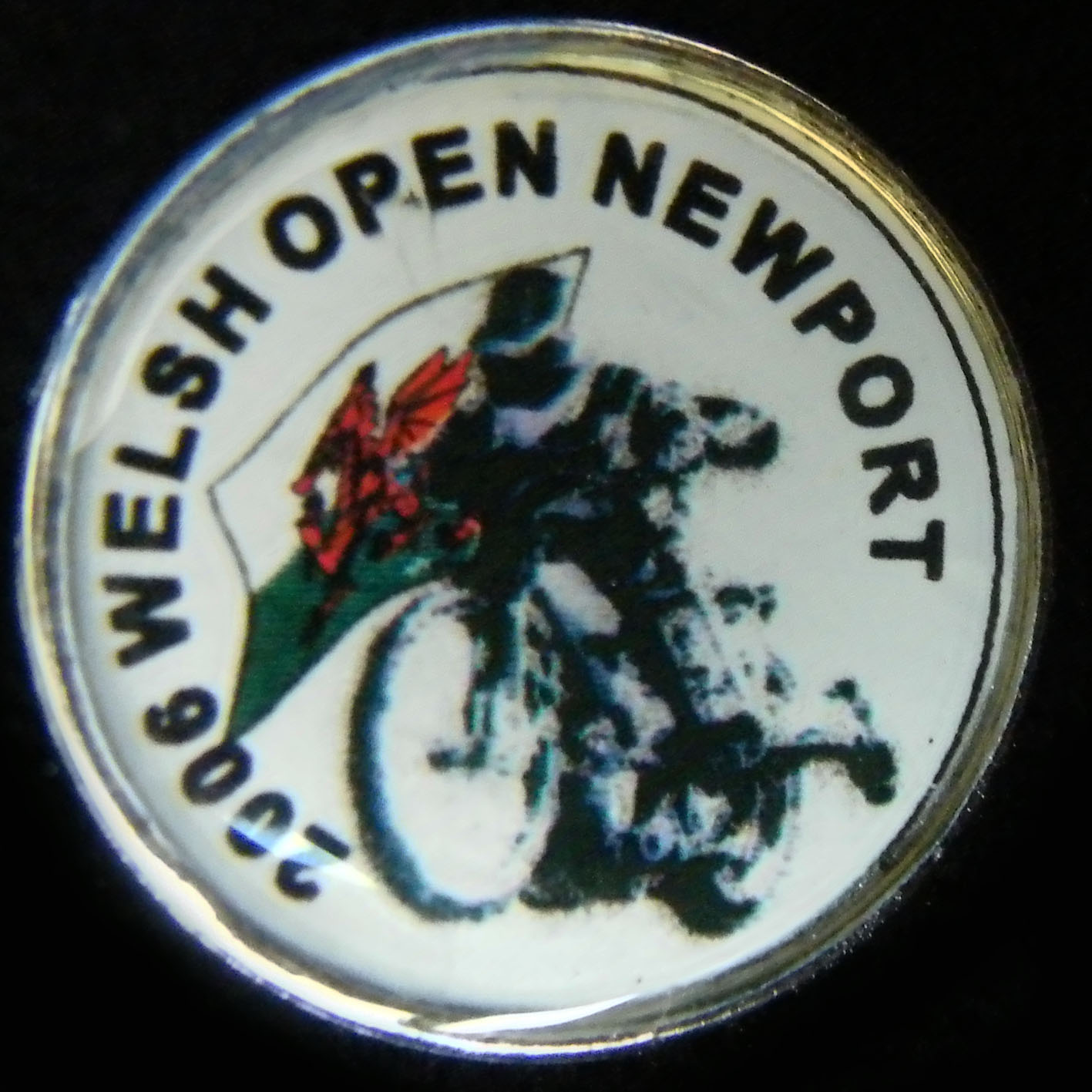 Newport Speedway lapel badge