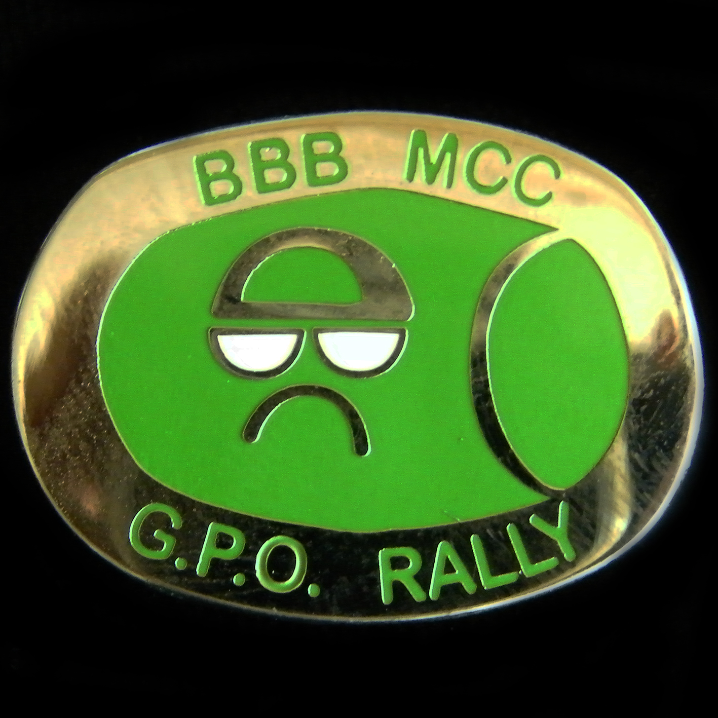 G.P.O. Rally Lapel badge
