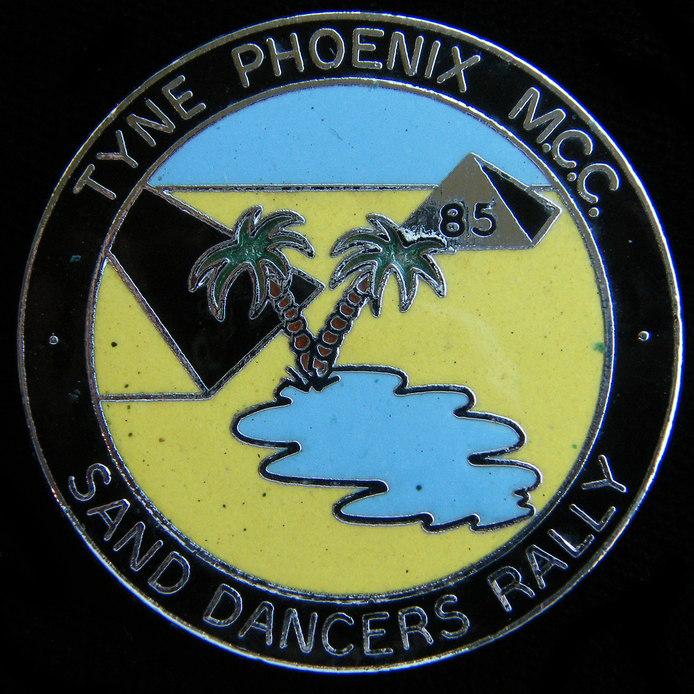 Sand Dancers Rally pin badge
