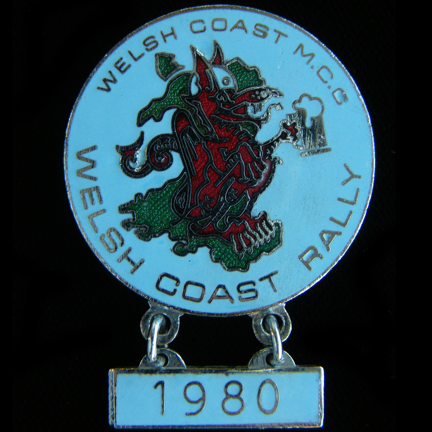 Welsh Coast rally pin badge
