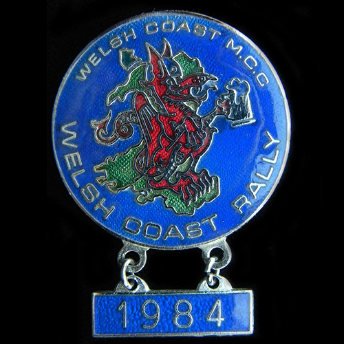 Welsh Coast rally pin badge