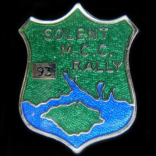 Solent Rally pin badge