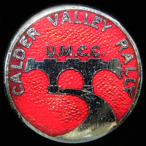 Calder Valley Rally pin badge