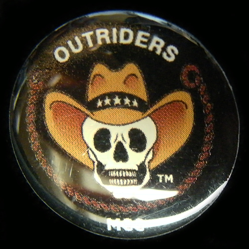 Outriders M C C pin badge