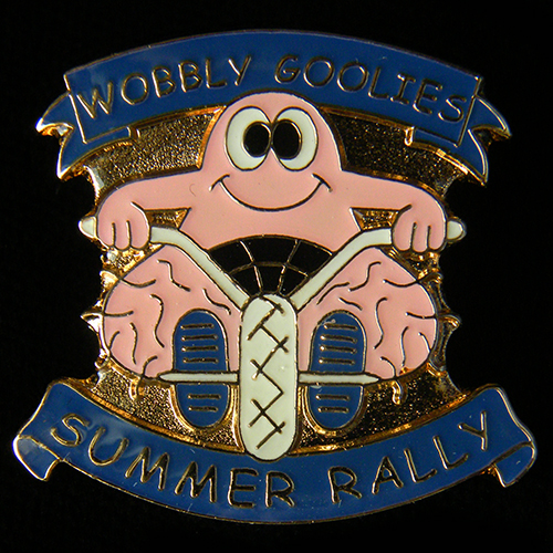 Wobbly Goolies Summer Rally pin badge